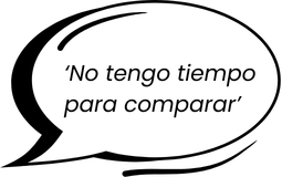 No tengo tiempo para comparar